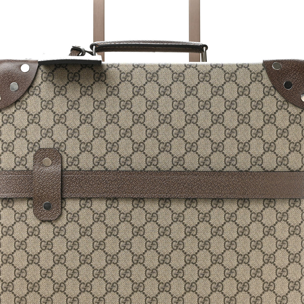Supreme Monogram Globe-Trotter Carry-On Brown