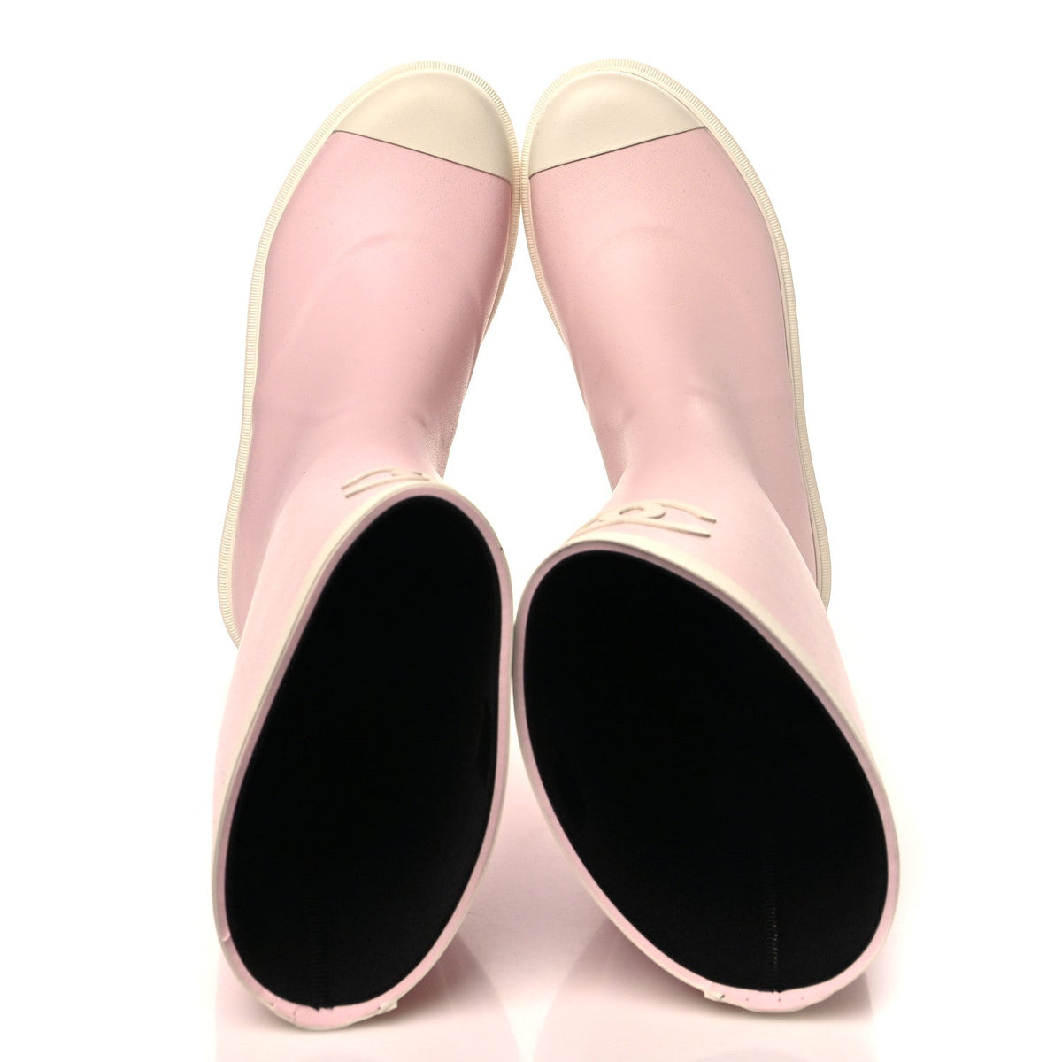 Caoutchouk CC High Boots 40 Light Pink White