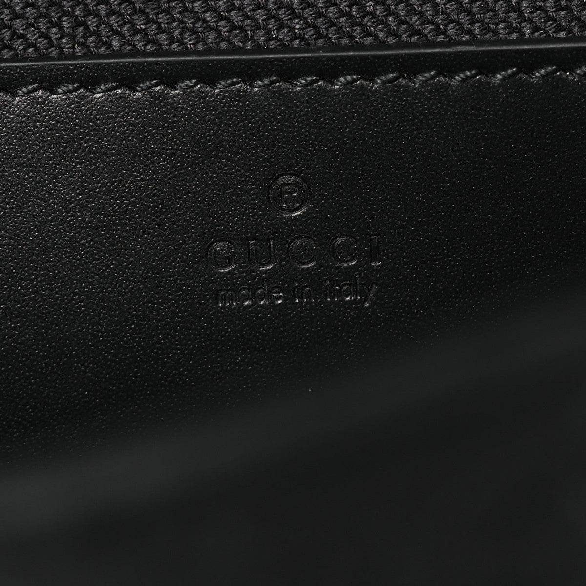 Gilbert Calfskin GG Super Mini Shoulder Bag Black