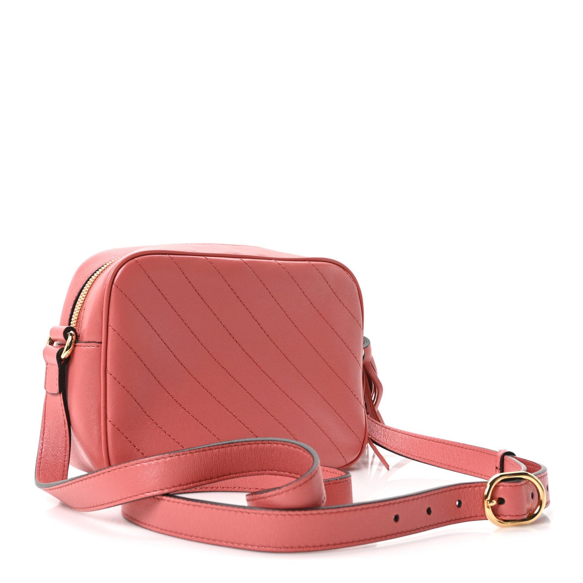 Sakai Be Green Calfskin Diagonal Stitched Small Blondie Shoulder Bag Gorgeus Grace
