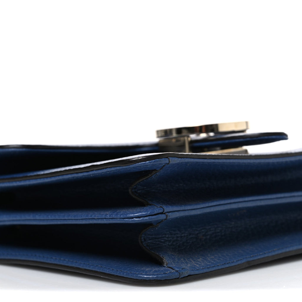 Dollar Calfskin Small Interlocking G Shoulder Bag Caspian