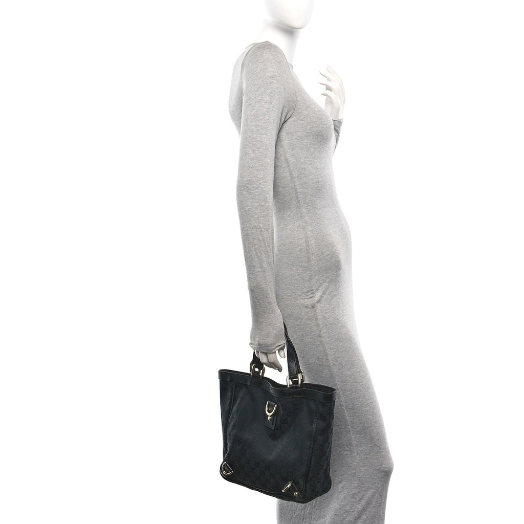Monogram Small Abbey Tote Black