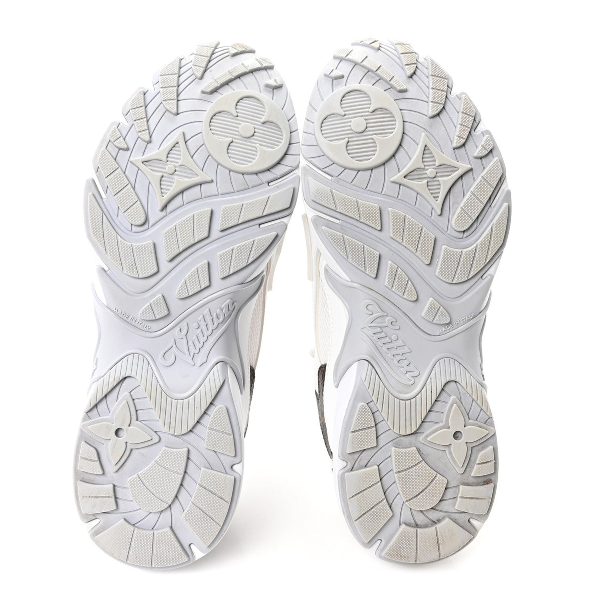 Mesh Monogram LV Olympia Sneakers 35.5 White
