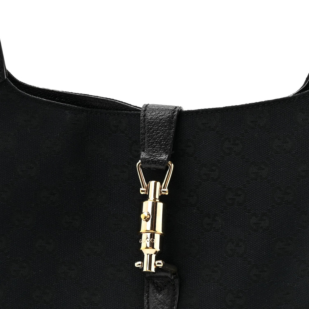 Monogram Small Jackie O Hobo Black