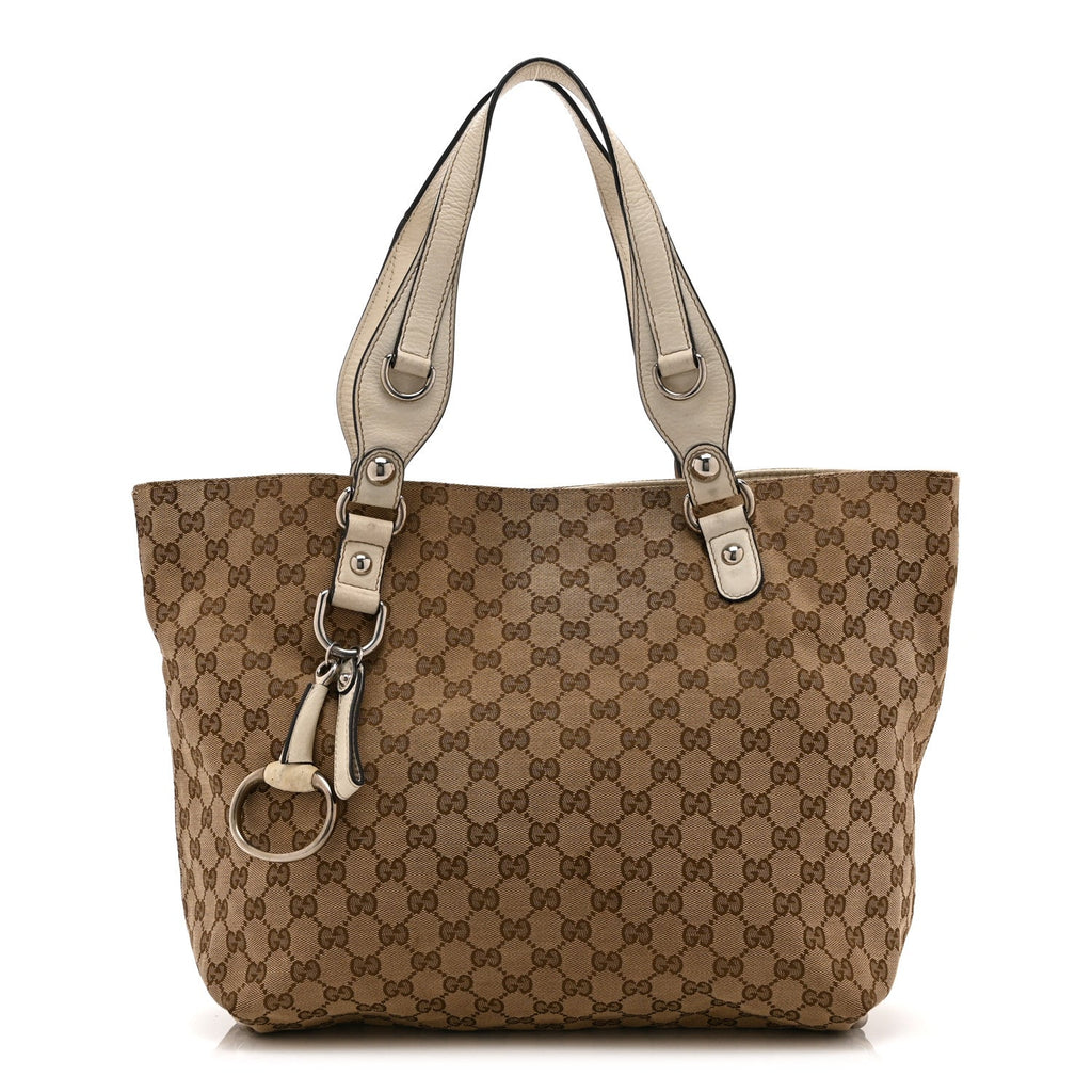 Monogram Medium Icon Bit Tote Off White