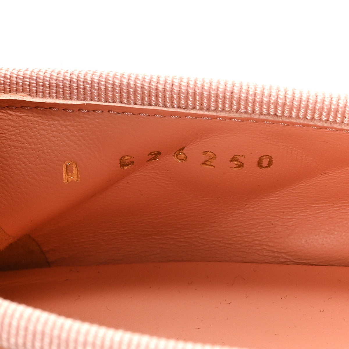Suede Calfskin Quilted Cap Toe CC Ballerina Flats 36 Pink