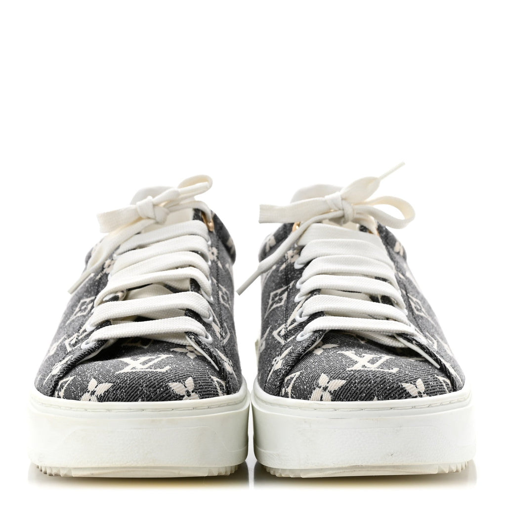 Denim Monogram Time Out Sneakers 39