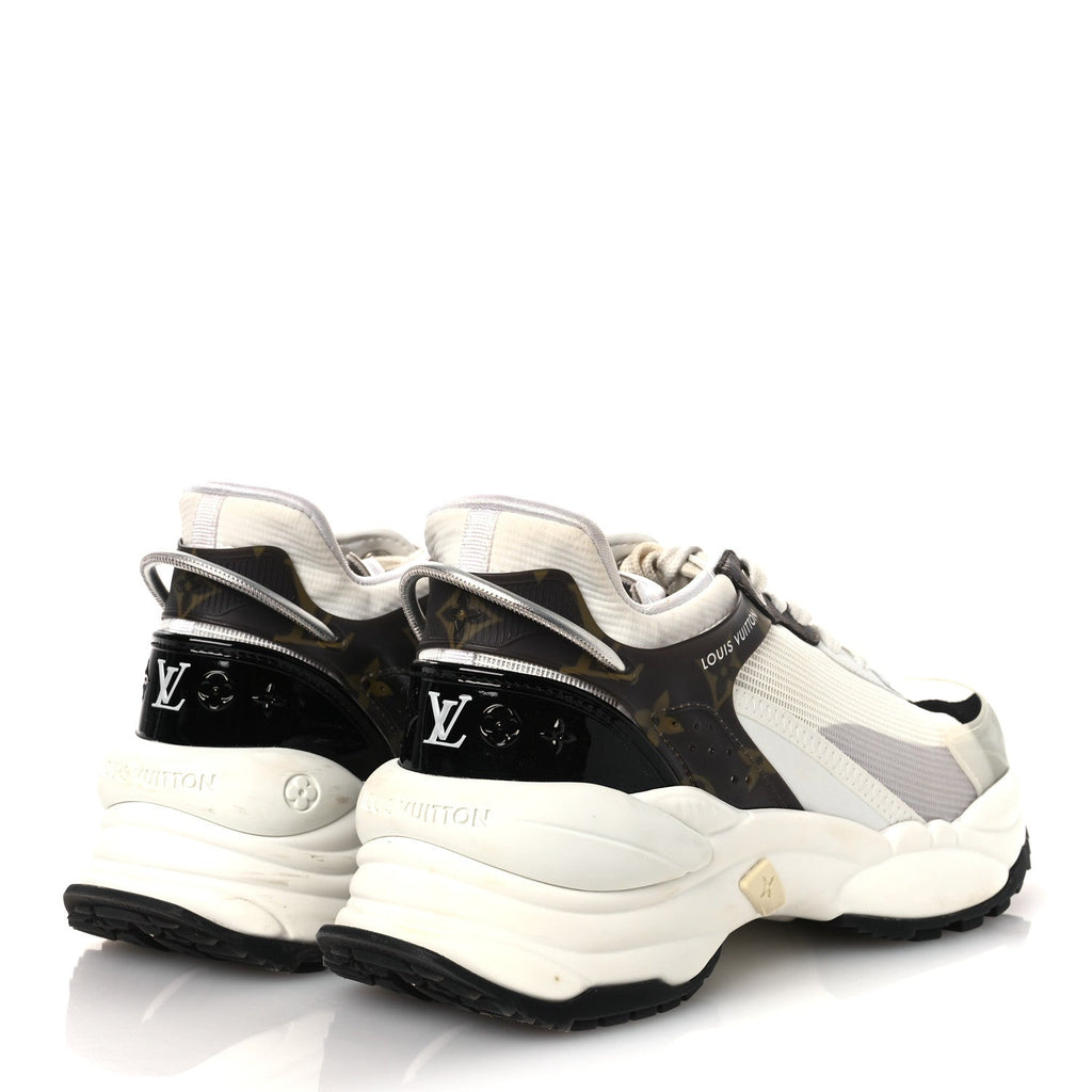Monogram Calfskin Run 55 Sneakers 38 White