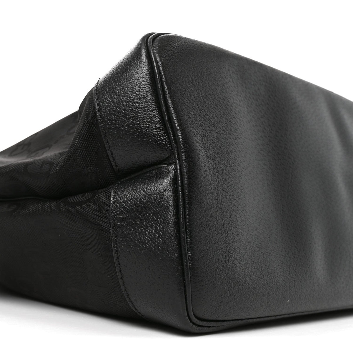Econyl Nylon Monogram Medium Off The Grid Tote Bag Black