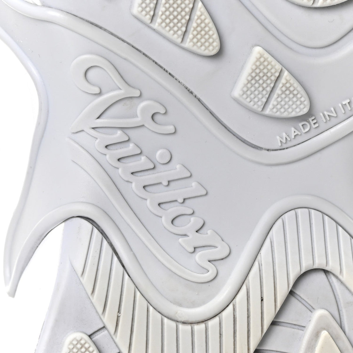 Mesh Monogram LV Olympia Sneakers 35.5 White