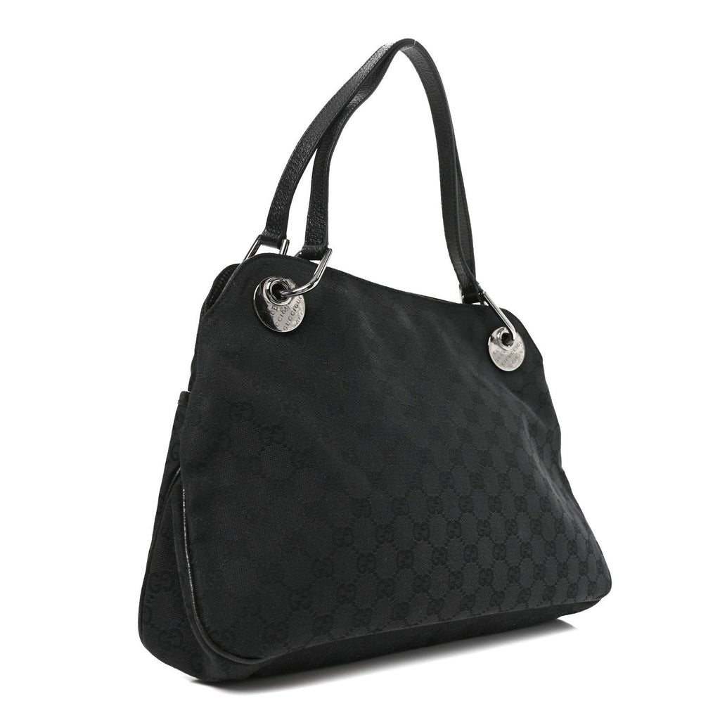 Monogram Medium Eclipse Shoulder Bag Black