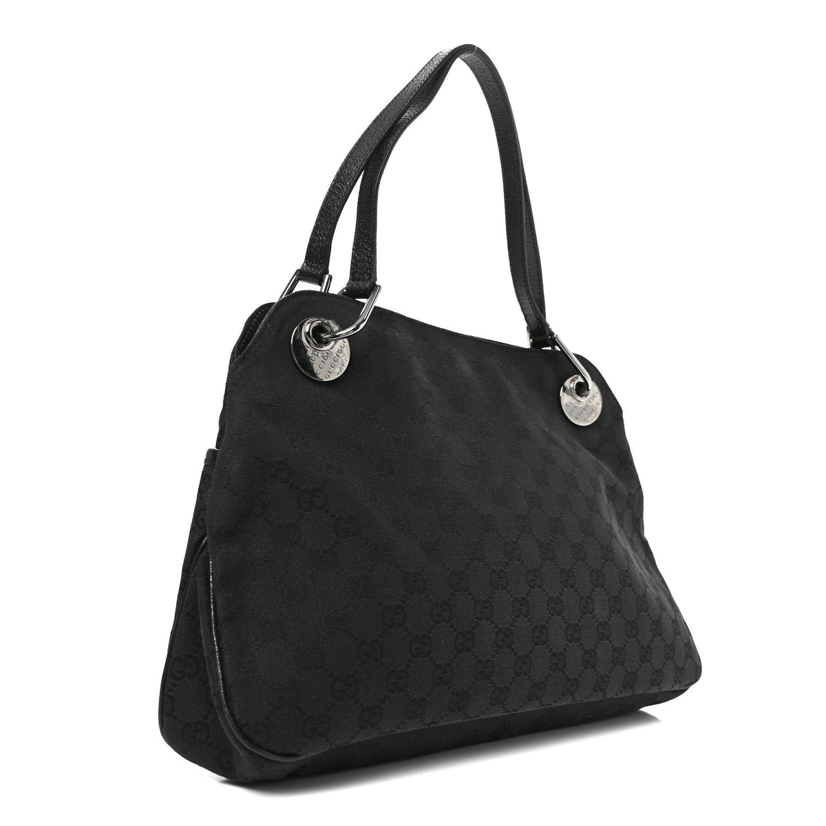 Monogram Medium Eclipse Shoulder Bag Black