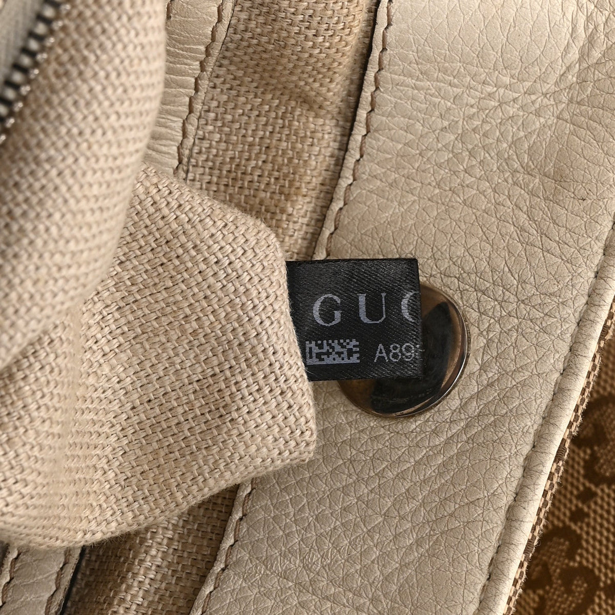 Monogram Medium Icon Bit Tote Off White