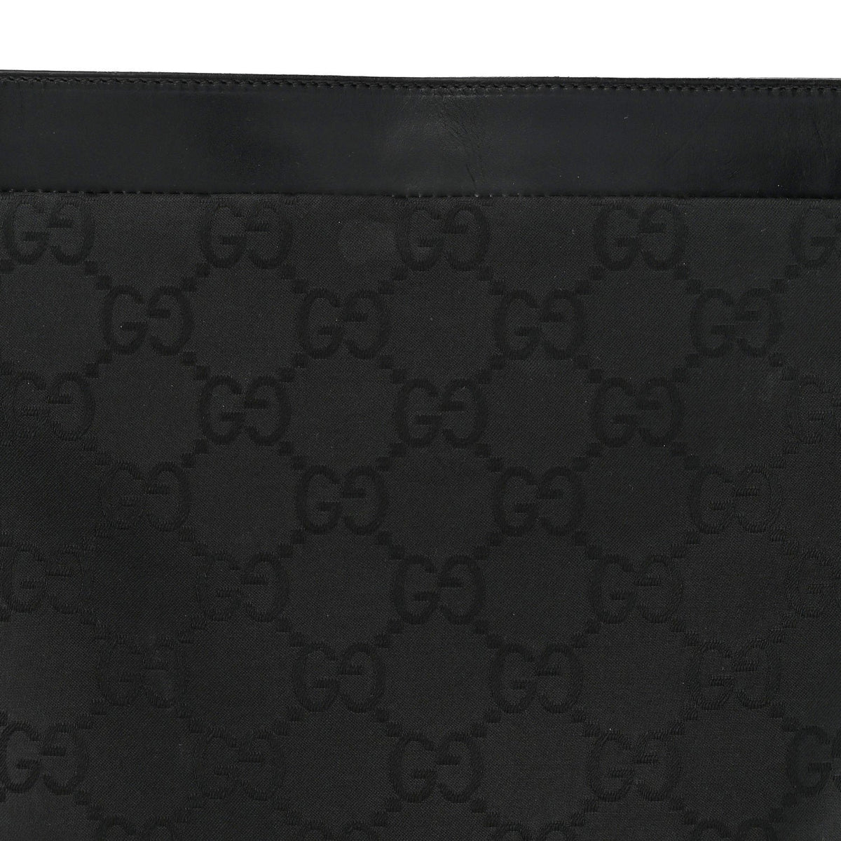 Nylon Monogram Tote Bag Black