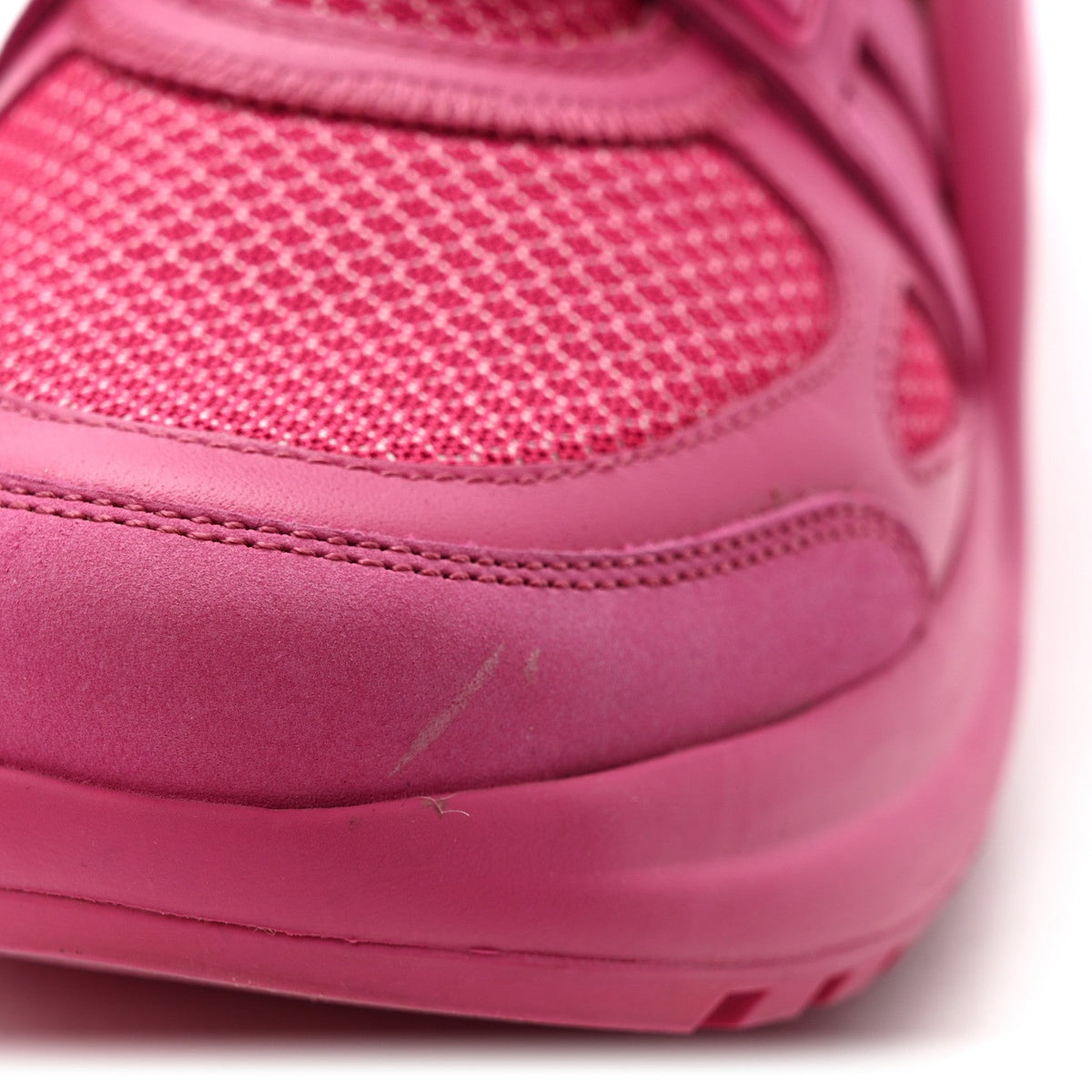 Calfskin Technical Nylon LV Archlight Sneakers 37 Rose Pop