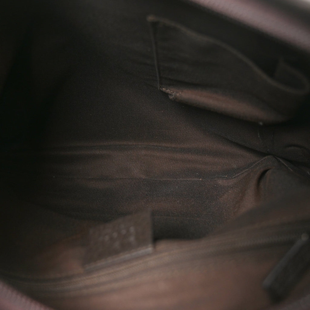 Denim Monogram Abbey D Ring Hobo Brown