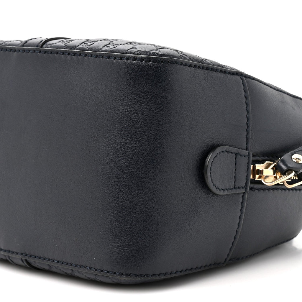 Microguccissima Medium Crossbody Bag Blue