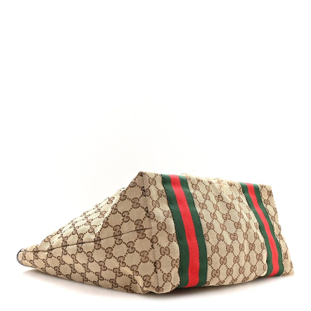 Monogram Web Large Jolie Tote Brown