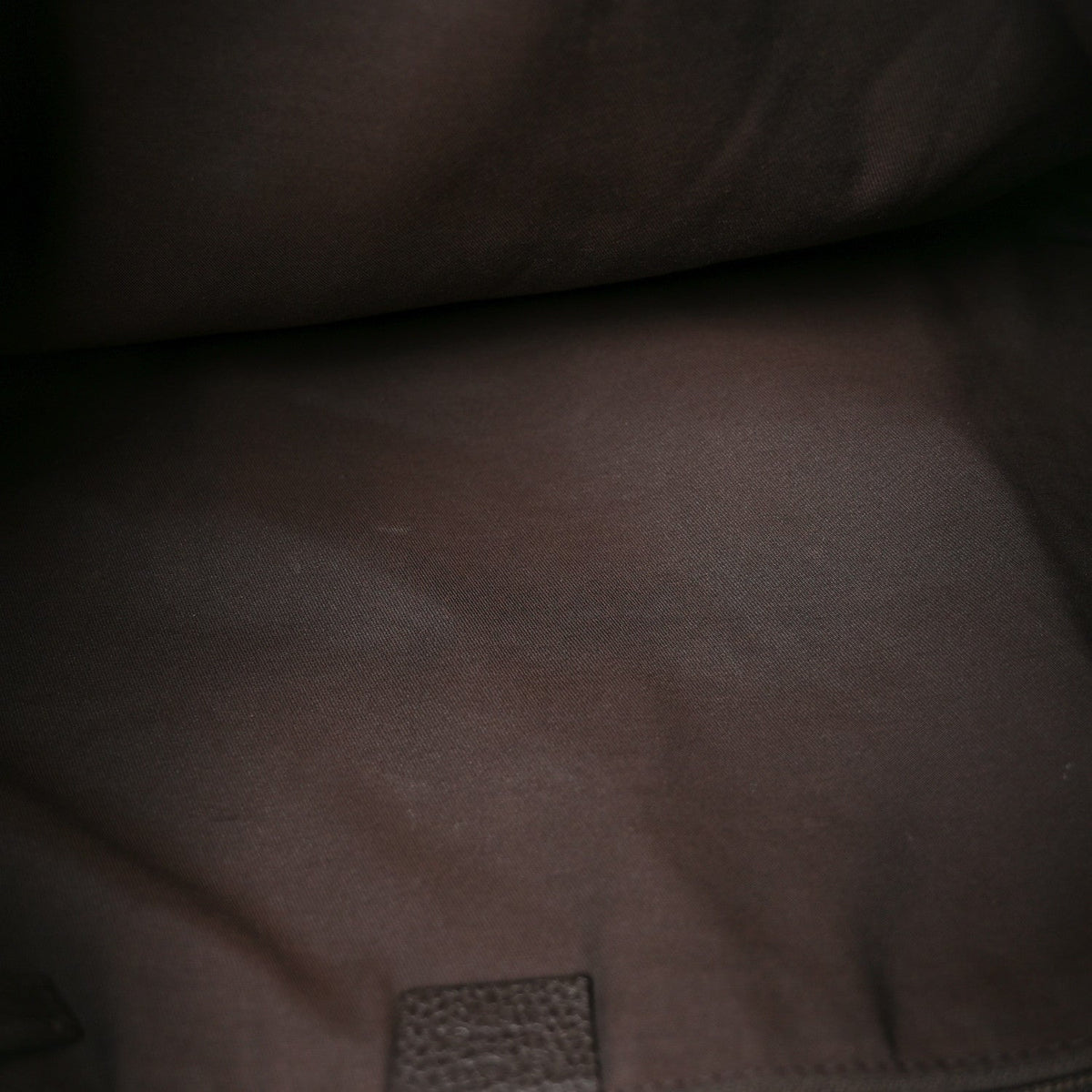 Nylon Monogram Messenger Bag  Dark Brown