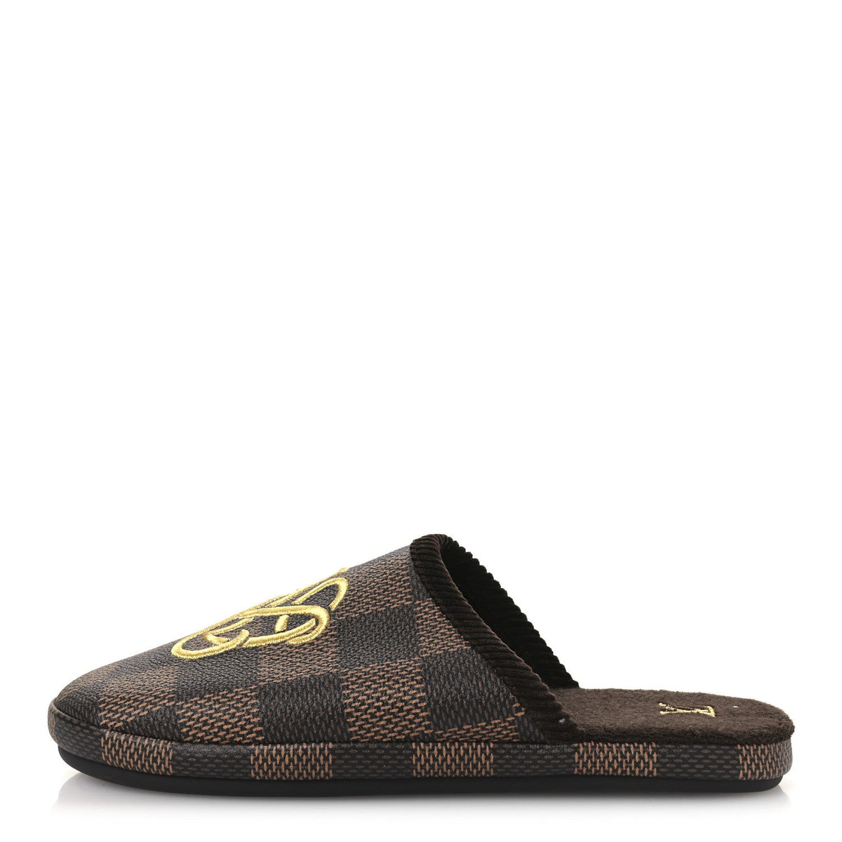 Damier Ebene Palace Slippers 8 Mocha