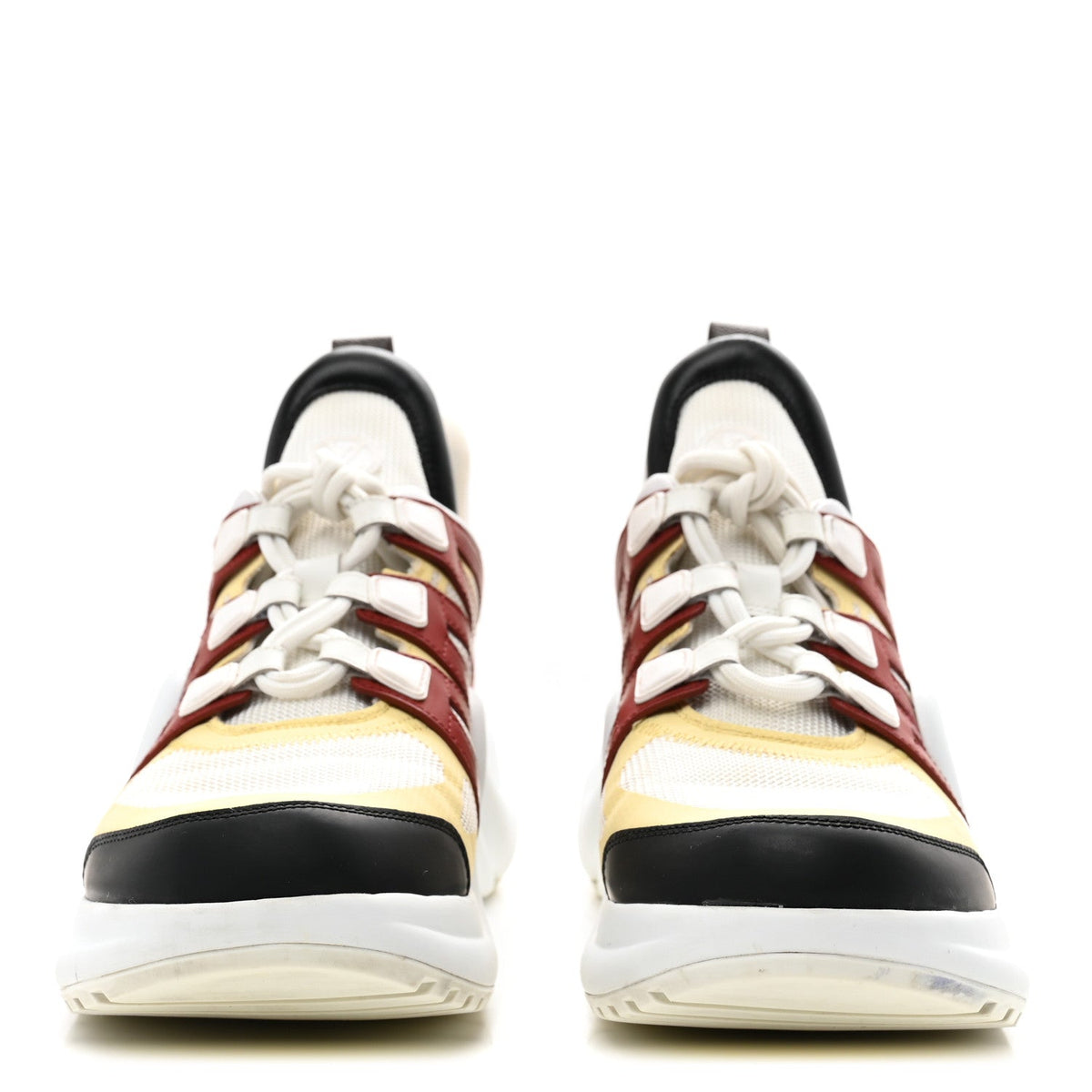 Calfskin Technical Nylon LV Archlight Sneakers 40.5 Terracotta