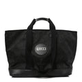 Econyl Nylon Monogram Medium Off The Grid Tote Bag Black