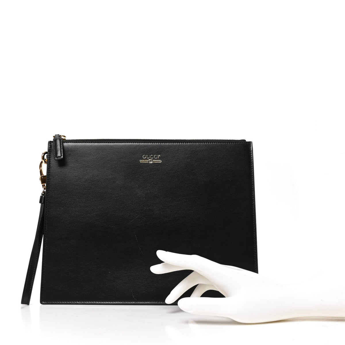 Calfskin Clutch Black