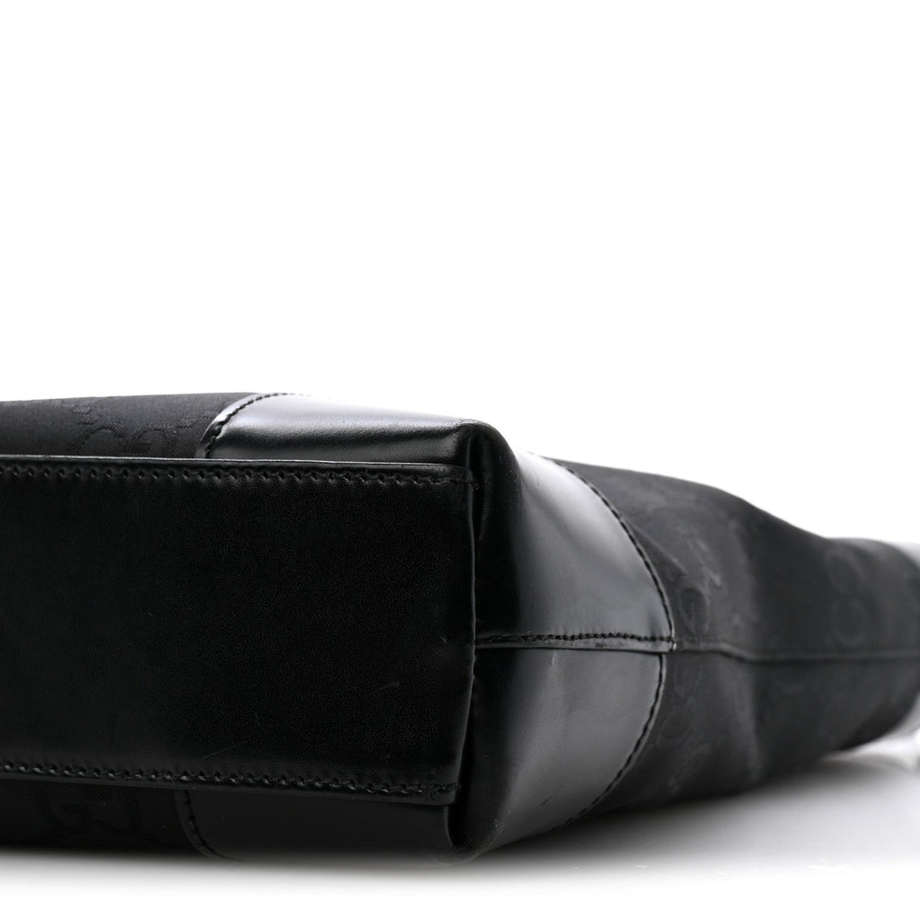 Nylon Monogram Tote Bag Black