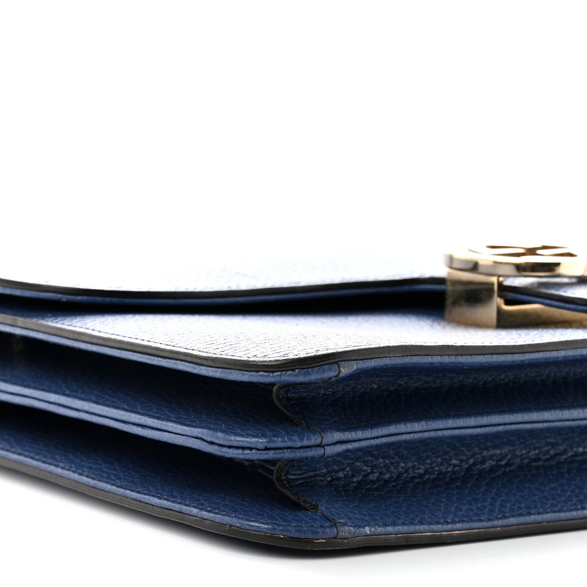 Dollar Calfskin Interlocking G Shoulder Bag  Caspian