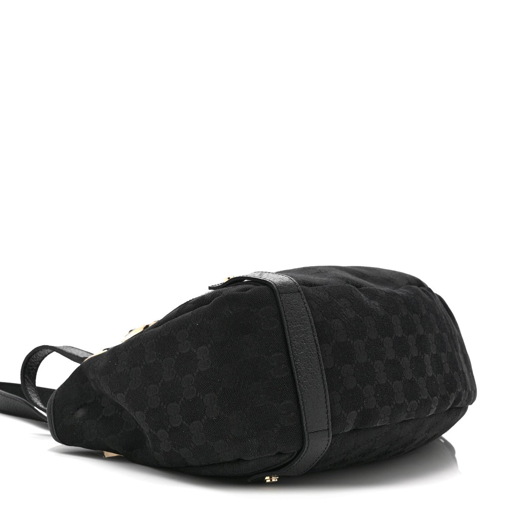 Monogram Medium Abbey Shoulder Bag Black