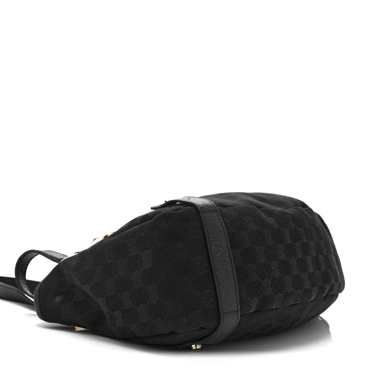 Monogram Medium Abbey Shoulder Bag Black