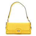 GG Monogram Textured Dollar Calfskin Small Luce Shoulder Bag Yellow