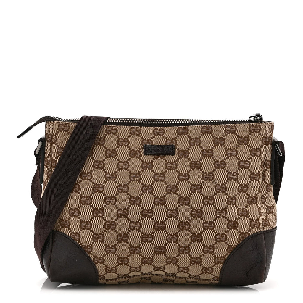 Monogram Joy Messenger Bag Dark Brown