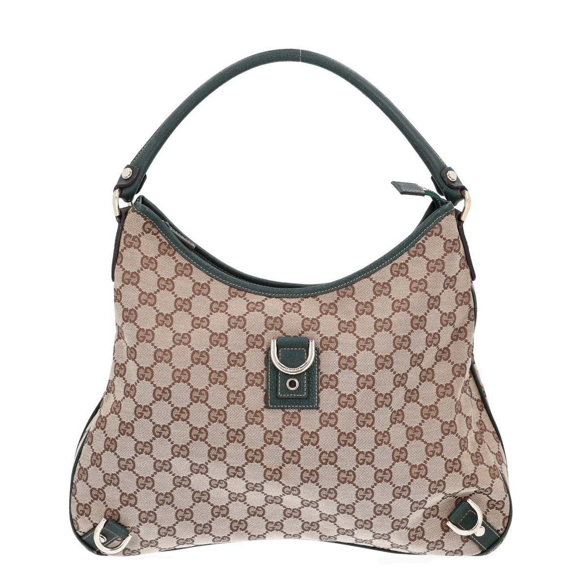 Monogram Large Abbey D Ring Hobo Green