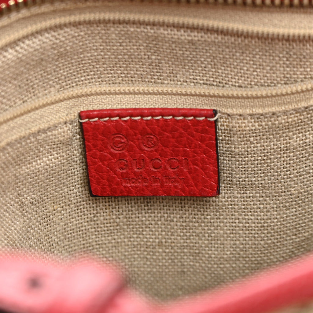 Monogram Small Bree Tote Red