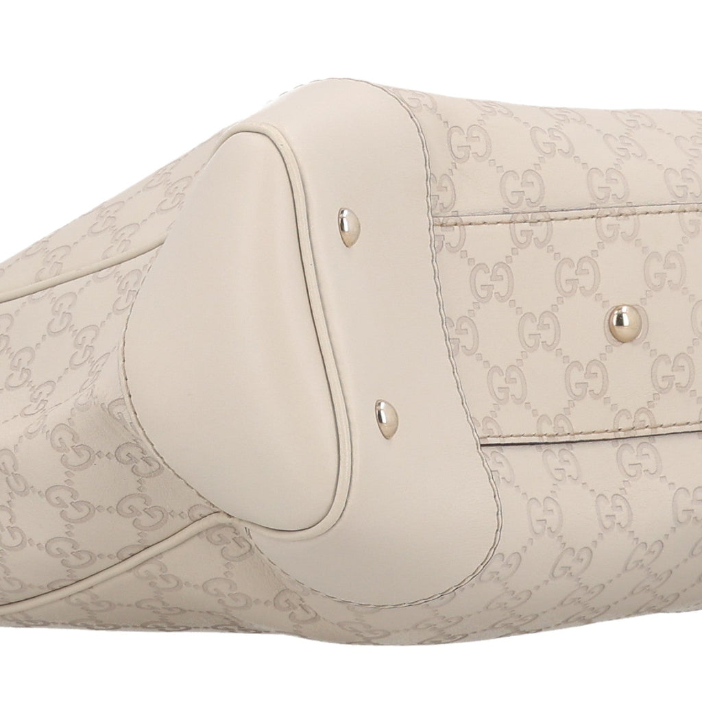 Guccissima Medium Mayfair Tote Off White