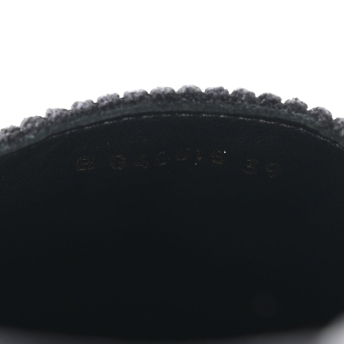Corduroy Grosgrain Cap Toe CC Espadrille Flats 39 Black