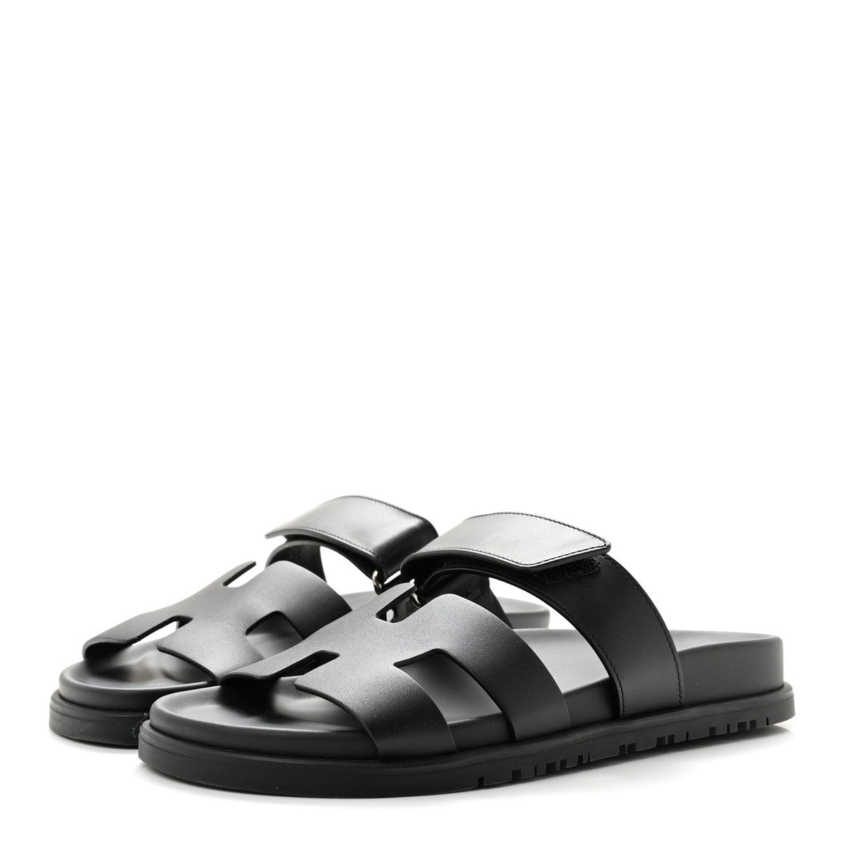Calfskin Womens Chypre Sandals 36 Black