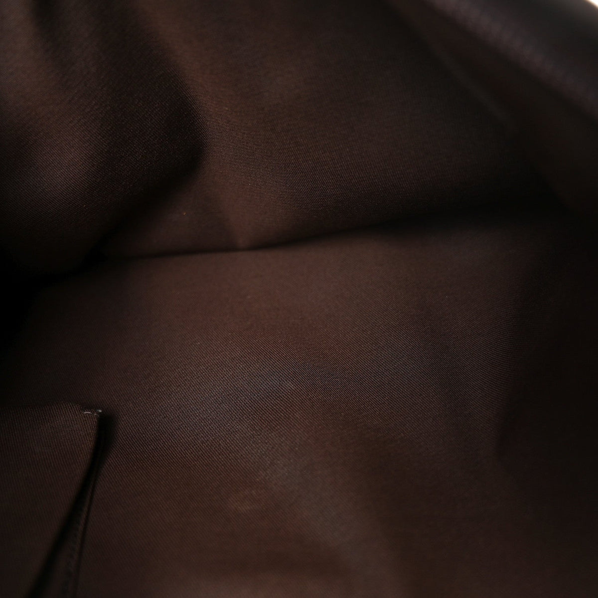 Nylon Monogram Abbey Messenger Bag Dark Brown