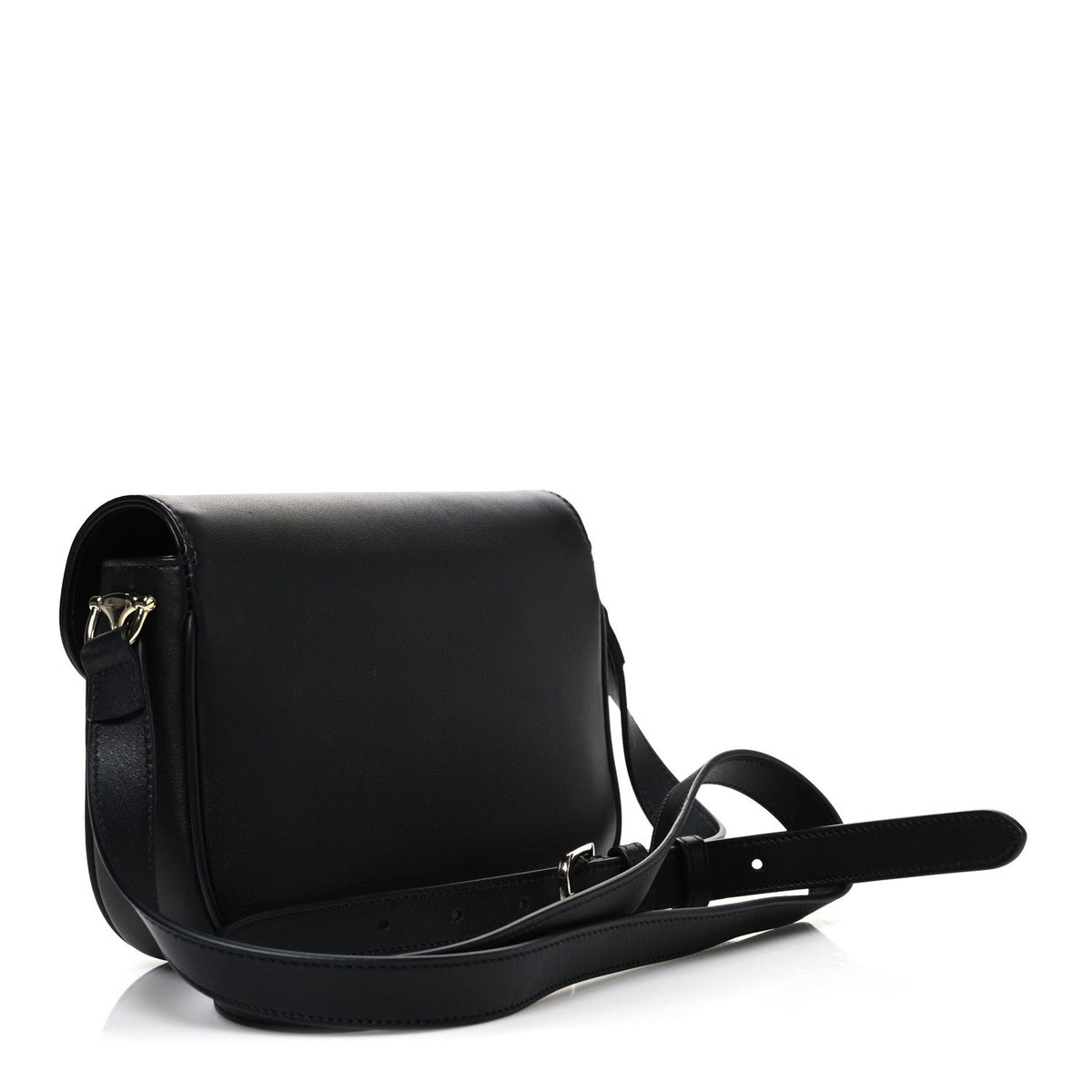 Arabella Calfskin Horsebit 1955 Shoulder Bag Black