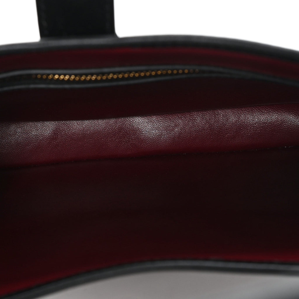 Calfskin Small Jackie Shoulder Bag Black