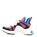 Calfskin Technical Satin LV Archlight Sneakers 38.5 Rose Pop Pink