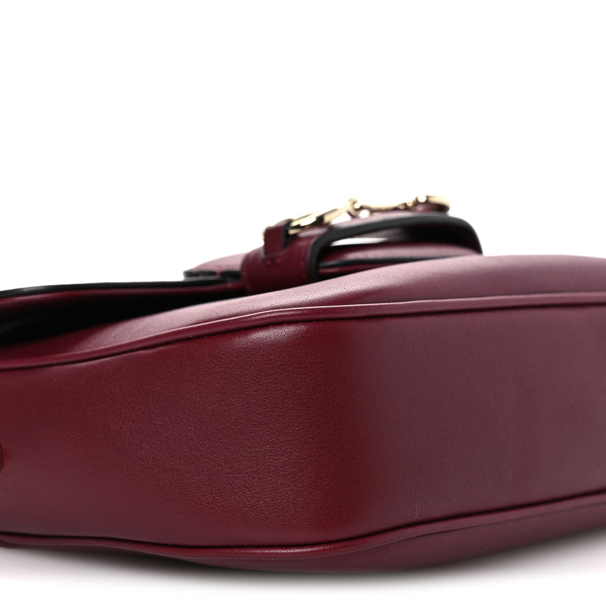 Arabella Calfskin Horsebit 1955 Shoulder Bag Rosso Ancora