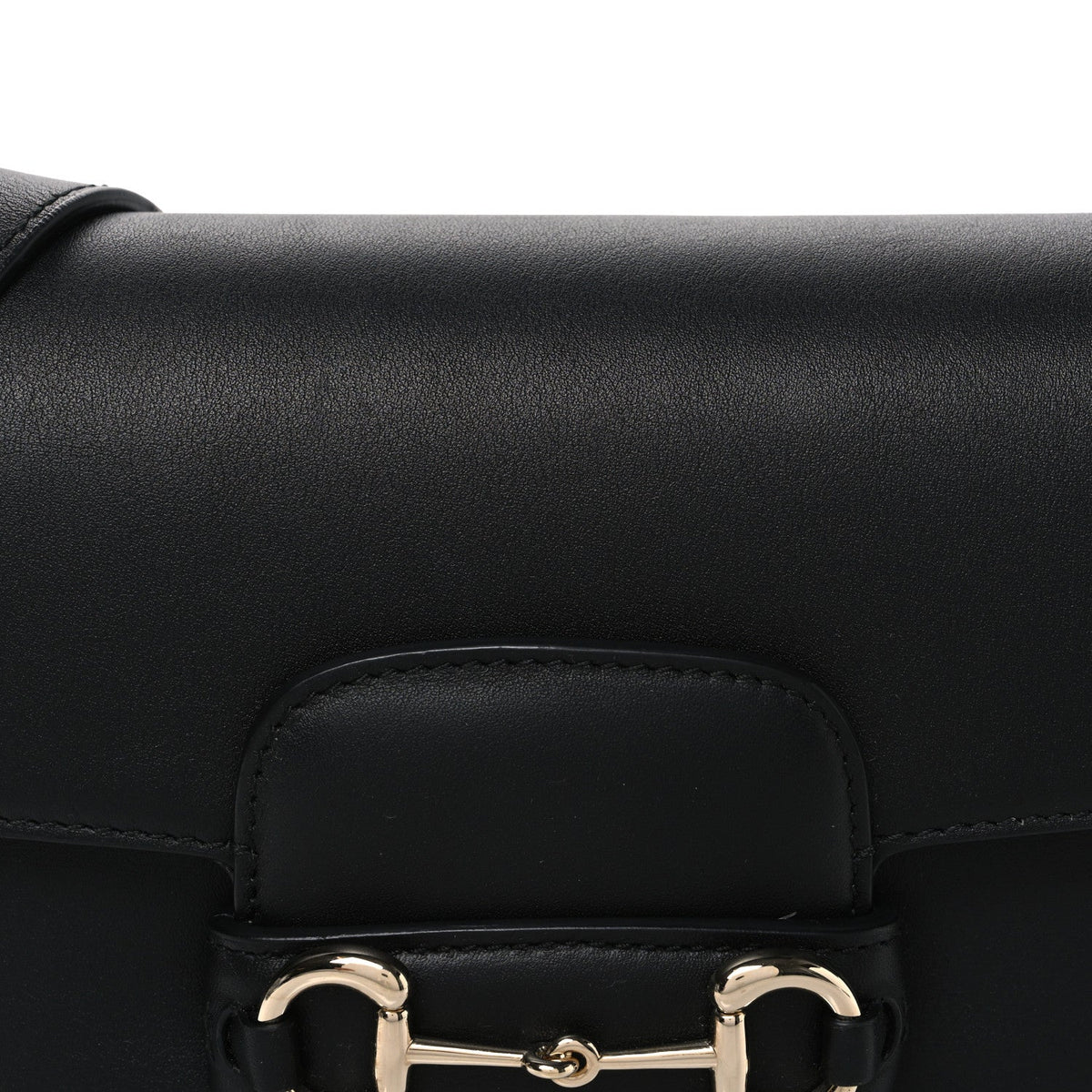 Arabella Calfskin Horsebit 1955 Shoulder Bag  Black