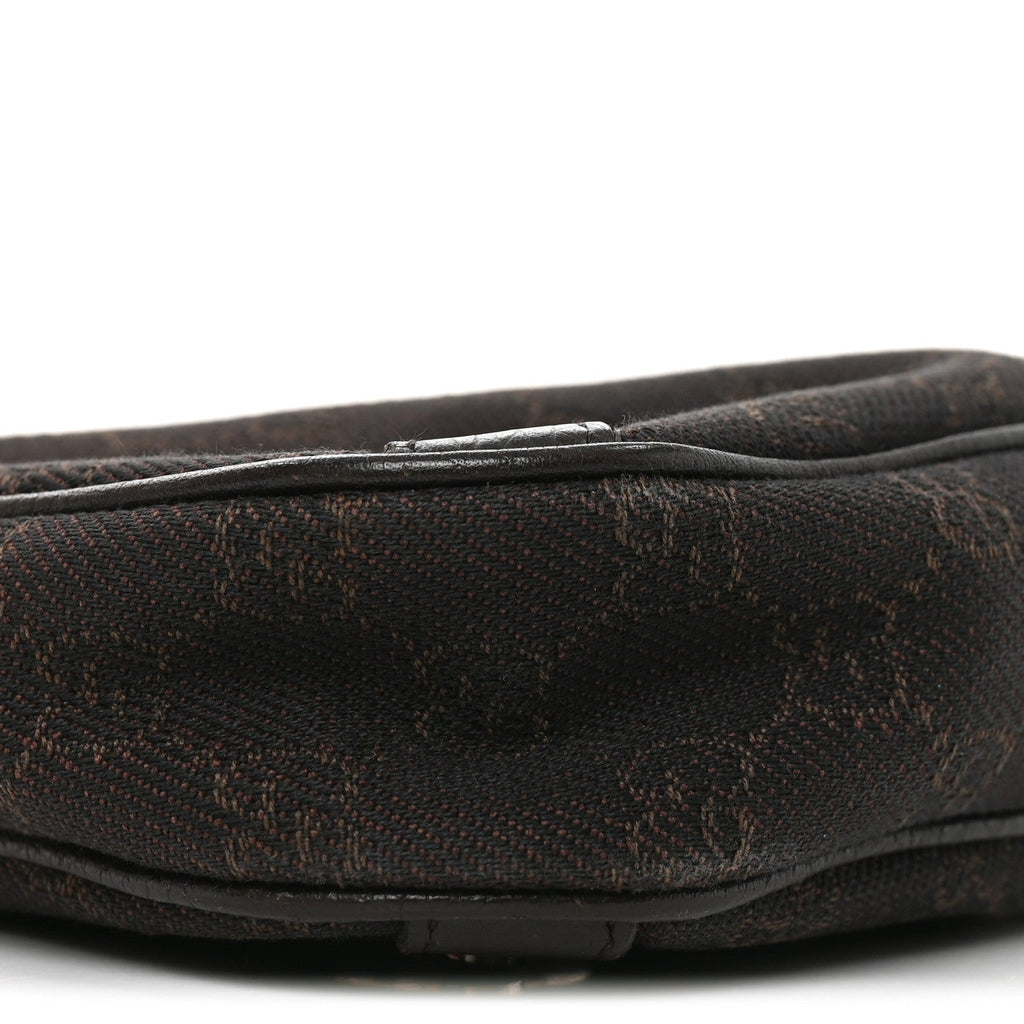 Denim Monogram Abbey D Ring Hobo Brown