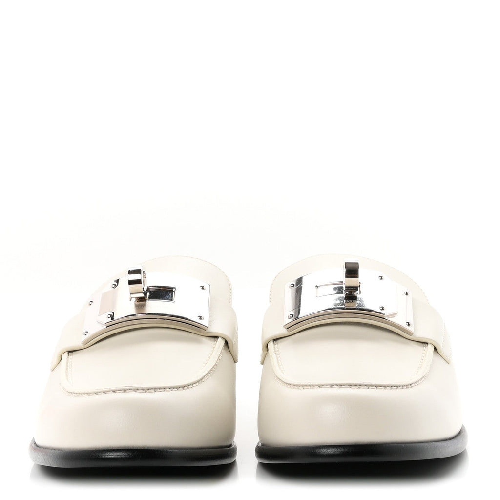 Calfskin Iota Mules 39 White