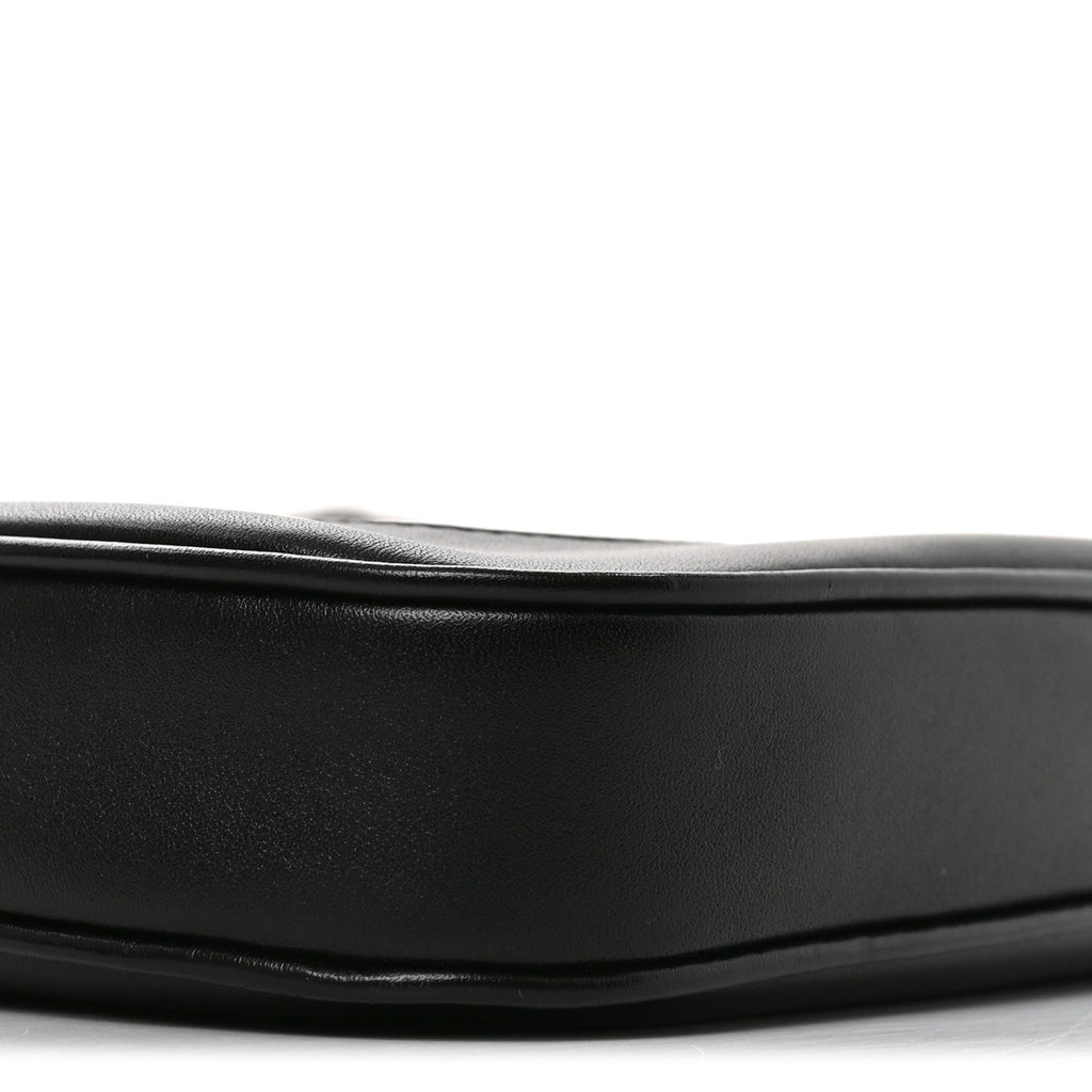 Calfskin Small Jackie Shoulder Bag Black