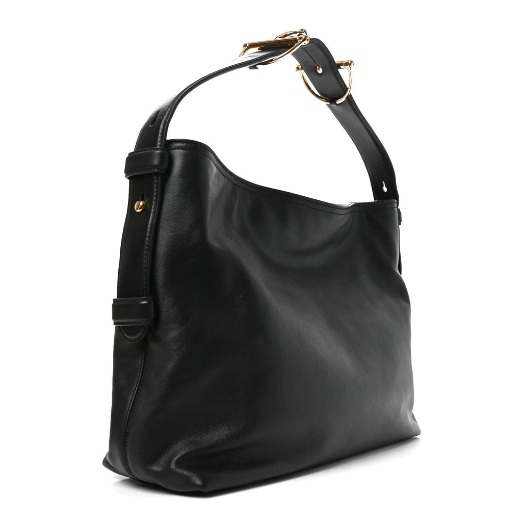Calfskin Medium Beatrix Tote Black