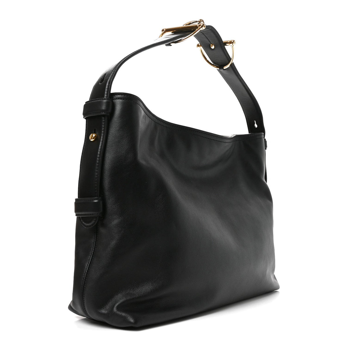 Calfskin Medium Beatrix Tote Black