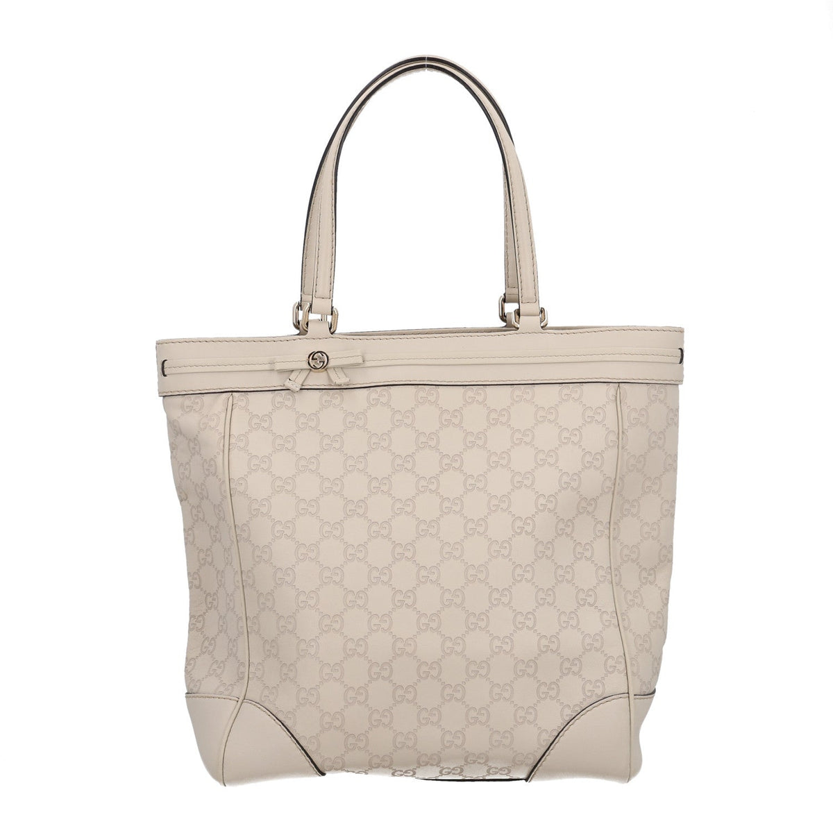 Guccissima Medium Mayfair Tote Off White